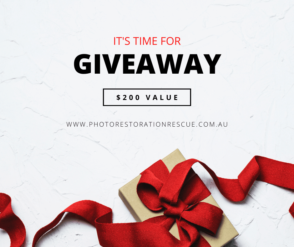 Photo Restoration Giveaway Time 1 photo restoration
