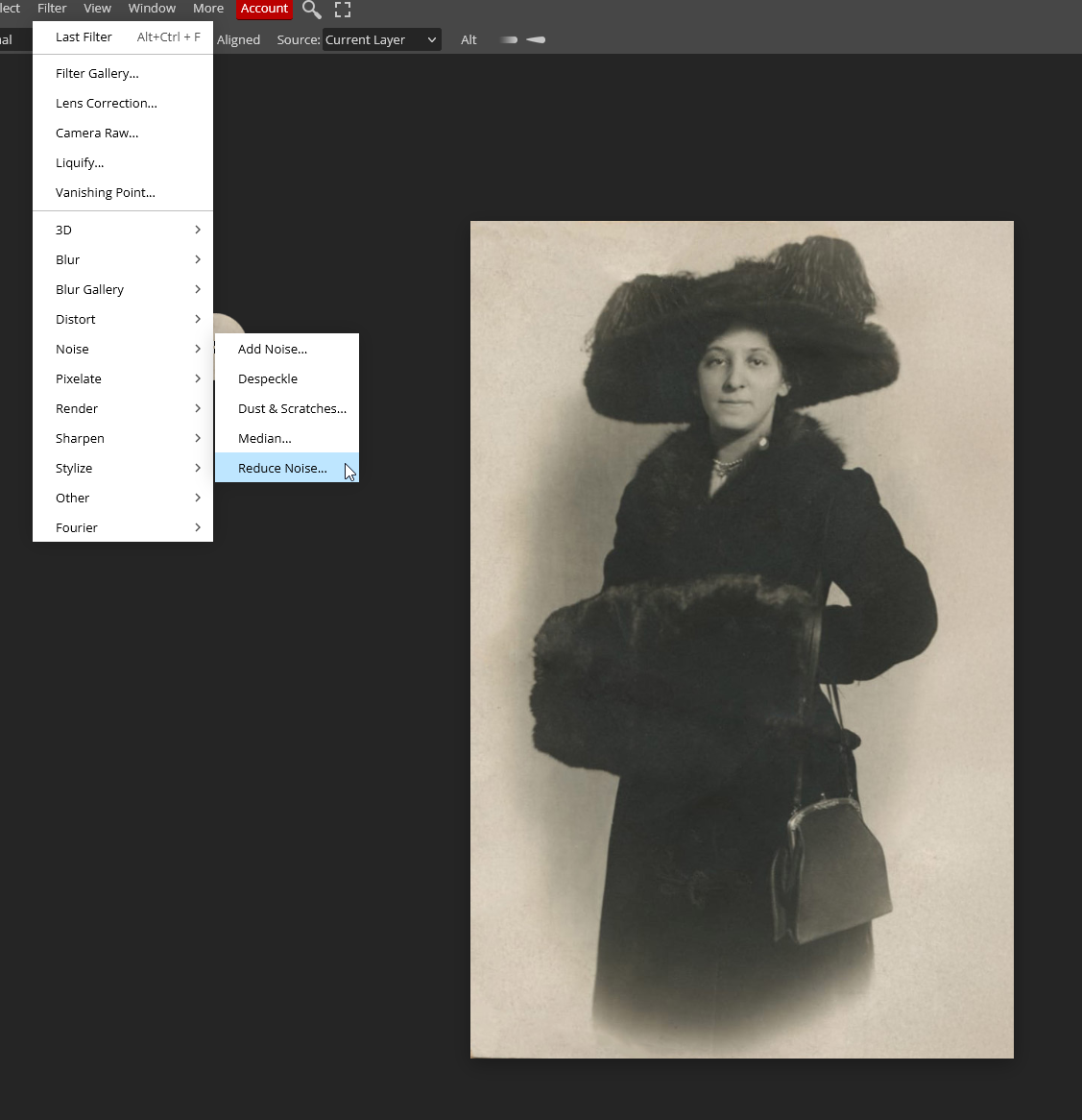 photo restoration example screen shot 1