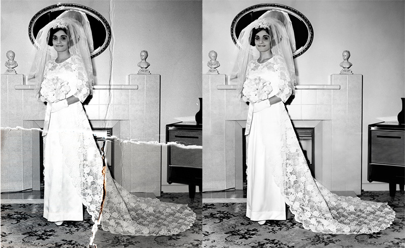 wedding photo restoration 2
