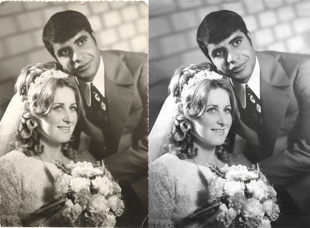 wedding photo restoration service
