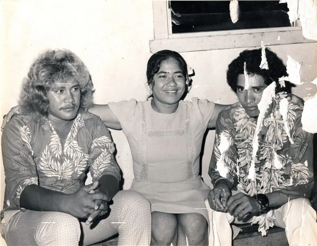 Photo Restoration Of The Month: June 40 photo restoration of the month of june of 3 people sitting