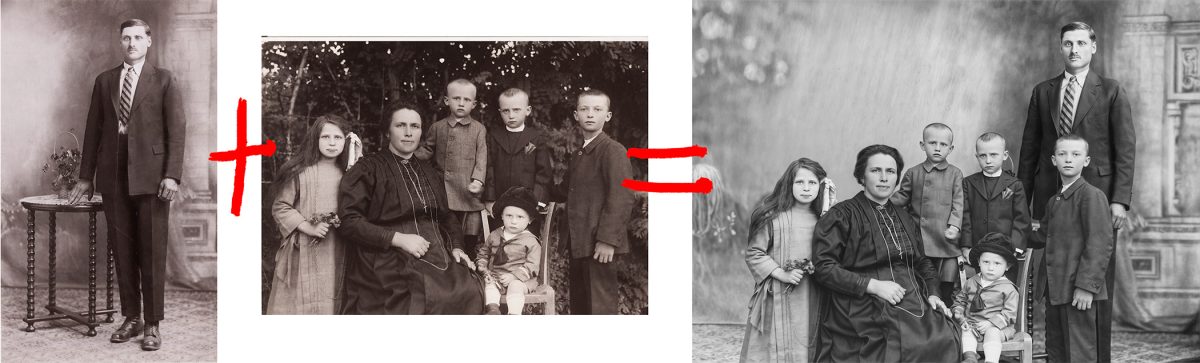 add poeple to one photo Melbourne Photo Restoration Rescue