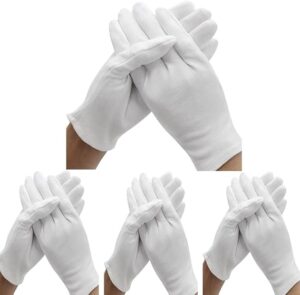 Store 5 white gloves for photo restoration