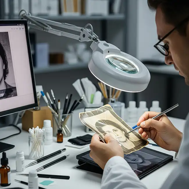 forensic photo restoration