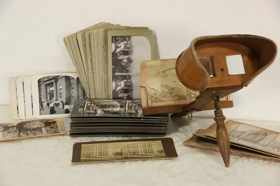 stereo cards viewer 2 Melbourne Photo Restoration Rescue